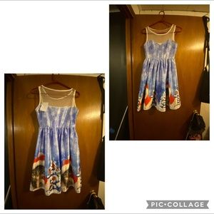 Christmas kitty dress